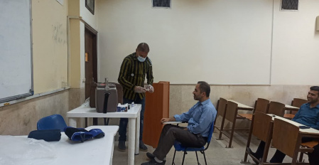 برگزاری ایستگاه سلامتی وکارگاه آموزشی( تغذیه و سلامت روان) ویژه کارکنان و دانشجویان