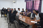 نشست کانون همیاران سلامت روان با سایر کانون های فرهنگی و اجتماعی دانشگاه جهت برنامه ریزی جشن گرامیداشت روز روانشناس با عنوان روانشناس امن را بشناس